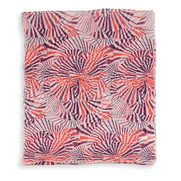Pink-women's-silk-scraf-printed-Mandala