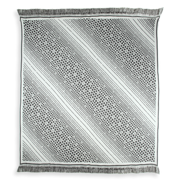 Pois-black choco-wool-women’s-large-square-scarf
