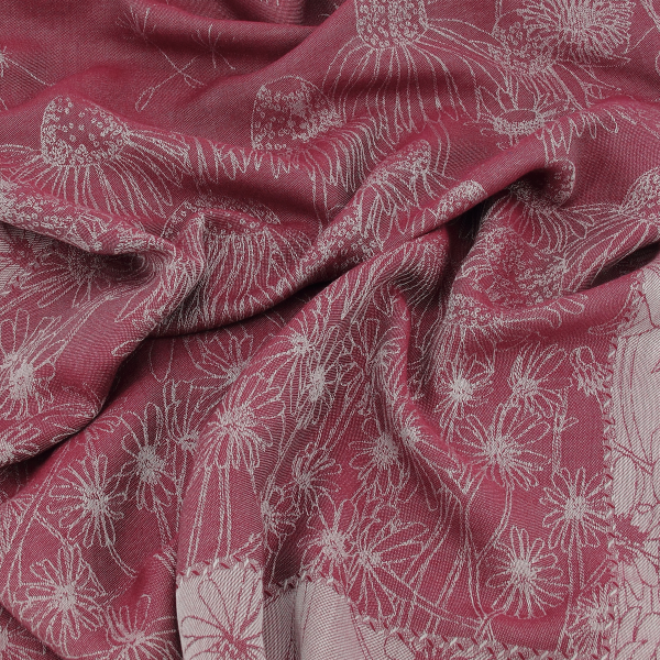 bio life-raspberry red-organic cotton-women’s-stole