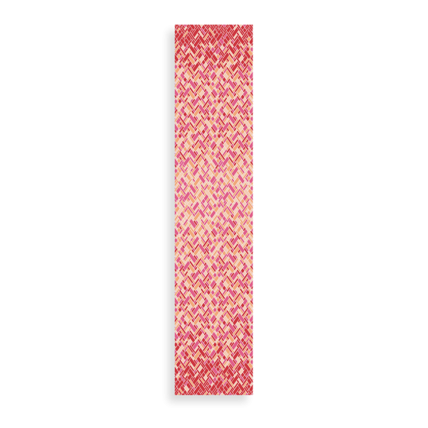 Women's-red-cotton-silk-printed-scarf-Mosaique