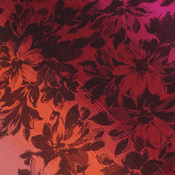 Red-fuchsia-wool-silk-women's-stole-Romantique