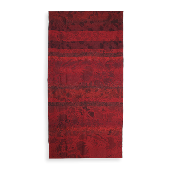 Extra-large-wool-rayon-cotton-silk-red-stole-Sentiment