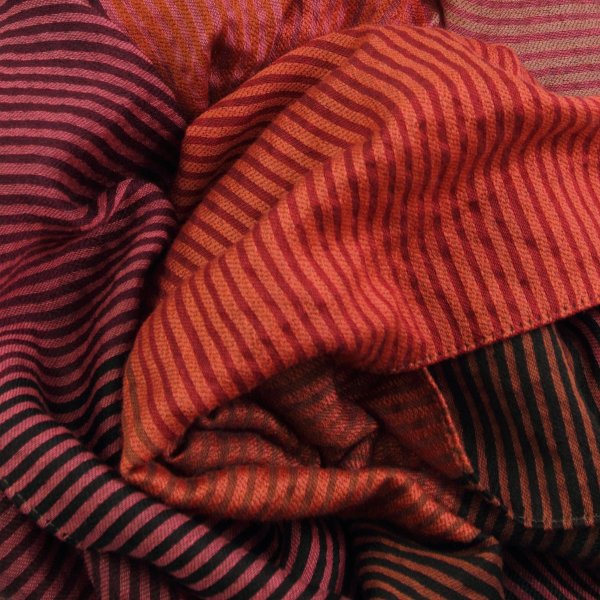 Rust-cotton-silk-wool-women's-stole-Kaleida