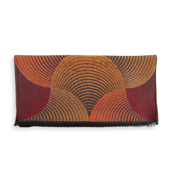 Ochre-100% natural-women's-scarf-Spire
