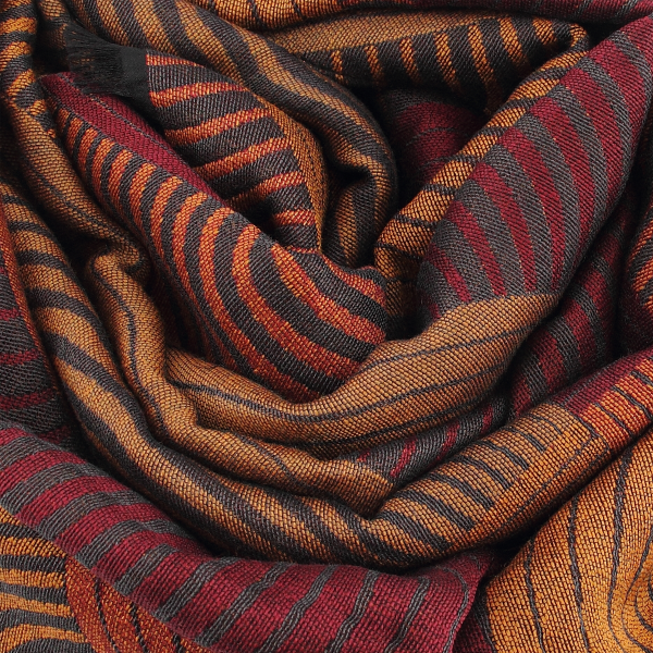 Ochre-100% natural-women's-scarf-Spire
