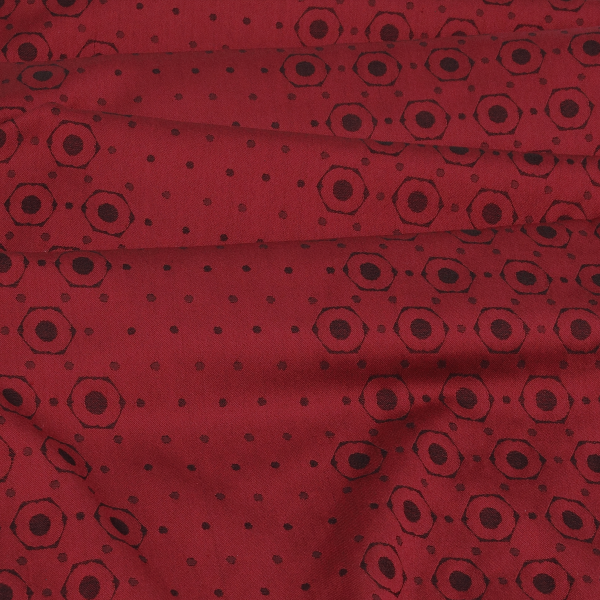 Red-silk-men's-scarf-Denis-made-in-France