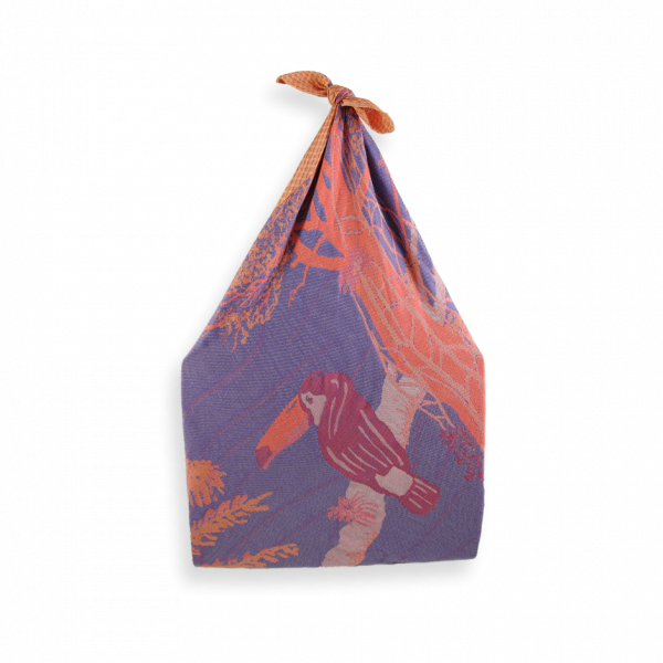 shiki bag abi cotton silk purple orange