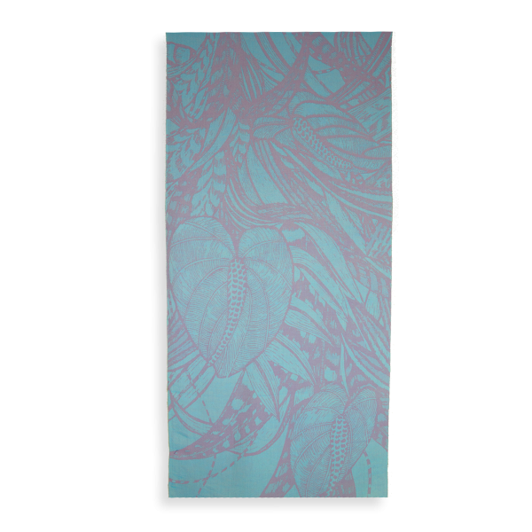 Arum-turquoise-lavender-rayon-cotton-women’s-over size stole