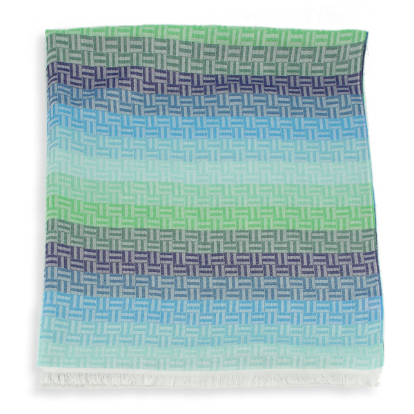 Turquoise-unisex-cotton-stole-Boreal