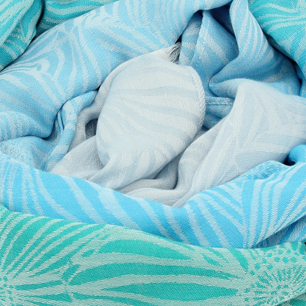 Summer-turquoise-cotton-rayon-women’s-stole
