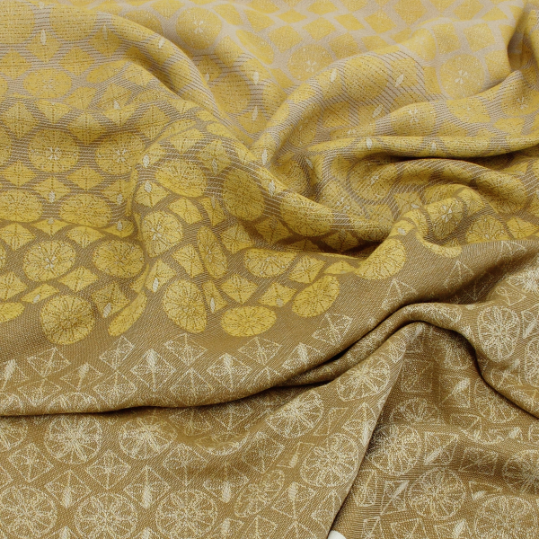 Men's-linen-cotton-scarf-yellow-Logo