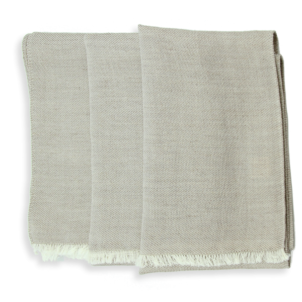 Beige-monochrome-cashmere-unisex-blend-stole-Tout doux
