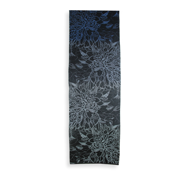 Black-blue-cotton-women's-scarf-Roseland