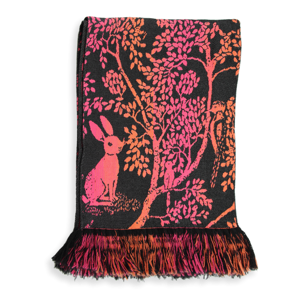 Rabbit-black-wool-children’s-scarf