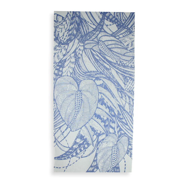 Arum-blue-white-rayon-cotton-women’s-stole