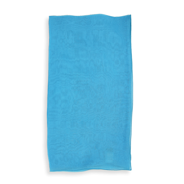 Woman-scarf-plain-silk-blue-lagoon-879A