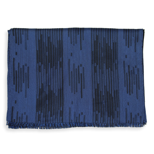 Men's-silk-scarf-blue-made-in-France-Vincent