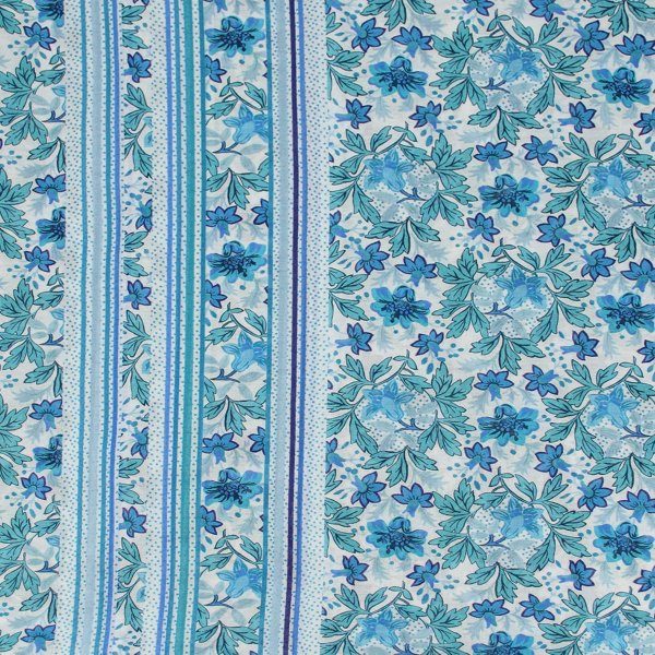 Women's-blue-cotton-silk-printed-scarf-Jardin