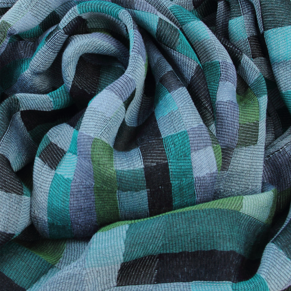 Blue sky-men’s-wool-cotton-silk-scarf-Recital