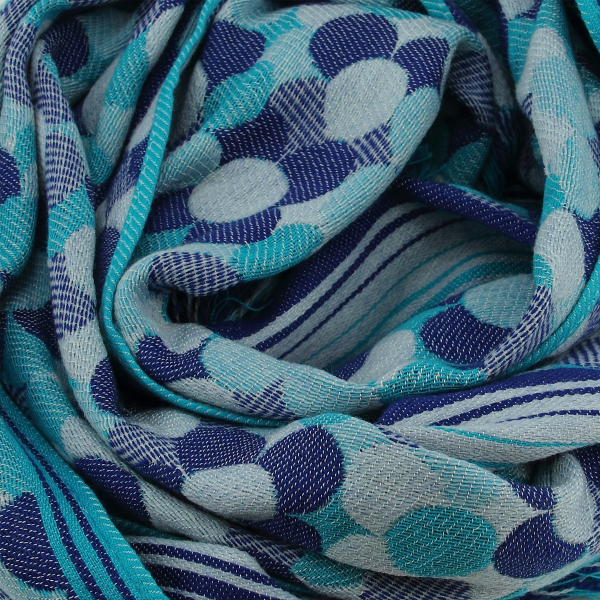 Hip hop-blue-wool-children’s-scarf