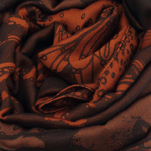 Passion-brown-silk-cotton-rayon-wool-women’s-stole