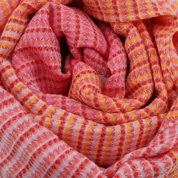 Cheche-orange-coral-rayon-cotton-women’s-men’s-scarf