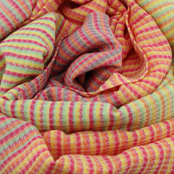 Cheche-yellow-coral-rayon-cotton-women’s-men’s-scarf