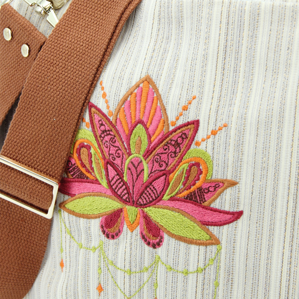 Gold-Lotus-women’s-embroidered-woven-shoulder bag