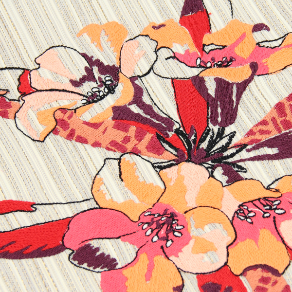 embroidered tote bag artifice gold