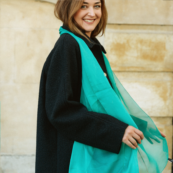 Emerald-green-silk-wedding-women's-stole.