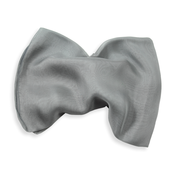 Gray-silk-wedding-women's-stole