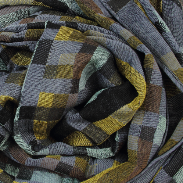 Gray-men’s-wool-cotton-silk-scarf-Recital