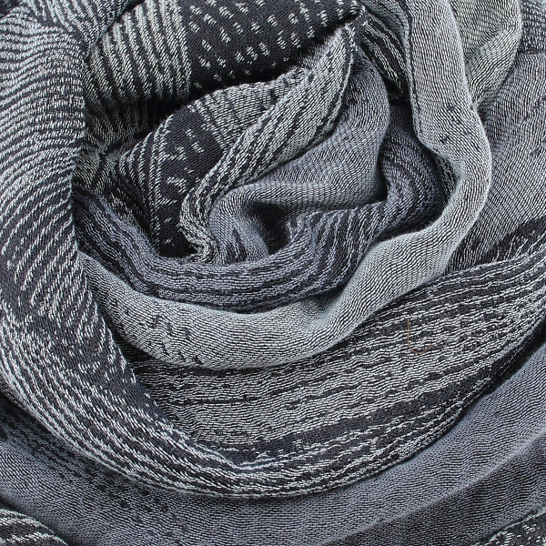 Made-in-France-gray-100% natural- women’s-stole-Dream