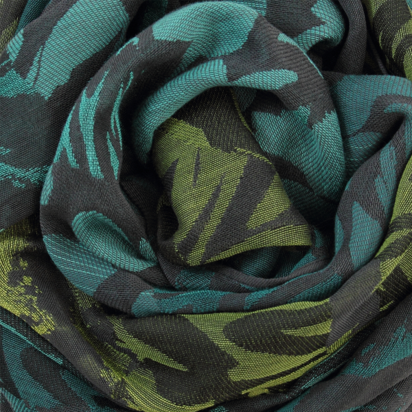 Green-emerald-100% natural-women’s-stole-Savane