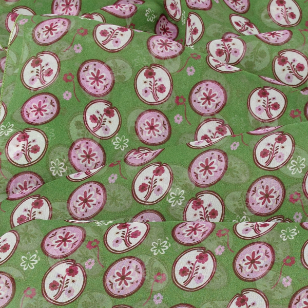 Woman-scarf-silk-printed-flowers-scandinave-green-military-2A
