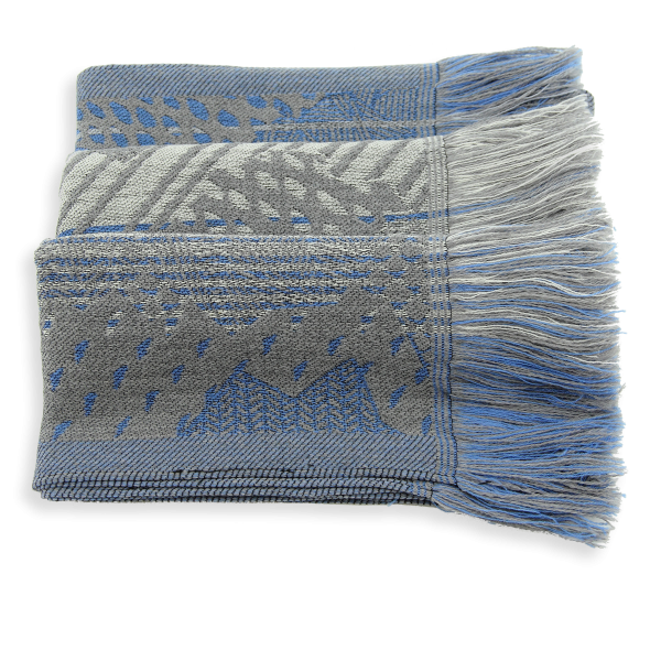 Grey-denim-merino wool-women's-scarf-Nebuleuse