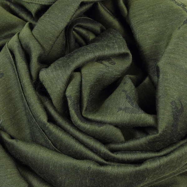khaki-silk-cotton-cashmere-men’s-scarf-Golfeur