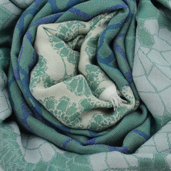 Lotus-green-silk-cotton-rayon-women’s-scarf