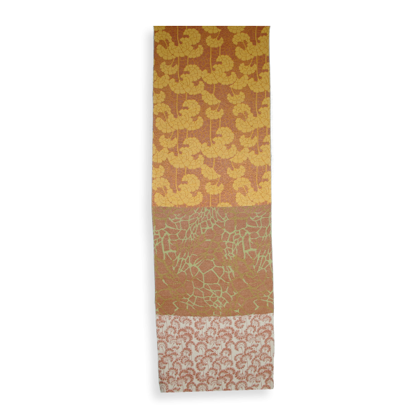 Lotus-yellow-brown-silk-cotton-rayon-women’s-scarf