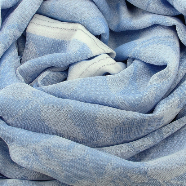 Marina-silk-cotton-sky blue-women’s-stole