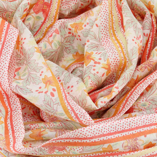 Women's-mulicolore-cotton-silk-printed-scarf-Jardin