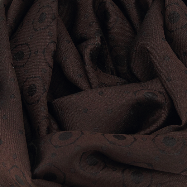Chocolat-silk-men's-scarf-Denis-made-in-France