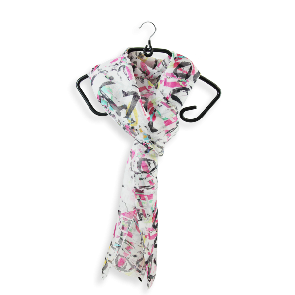 Woman-silk-scarf-printed-graff-pink-2A