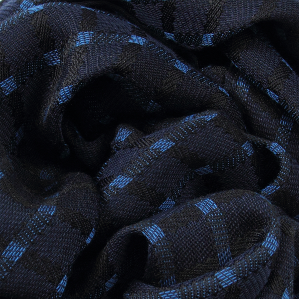 cashmere-coton-silk-man's-scarf-navy-blue-Manchester-1A