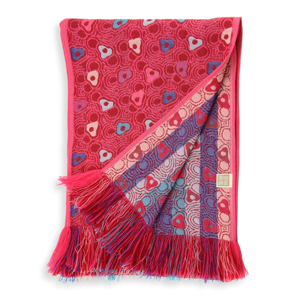 Fun-pink-wool-children’s-scarf