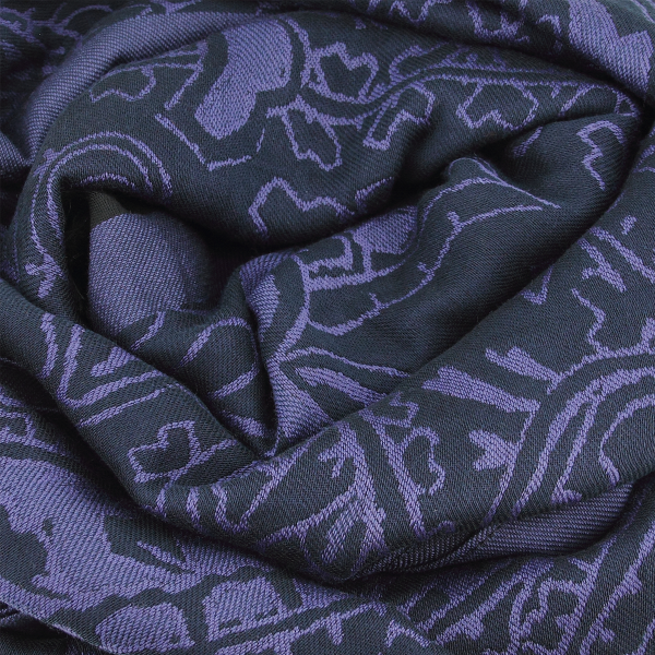 Purple-cashmere-women’s-stole-Douceur