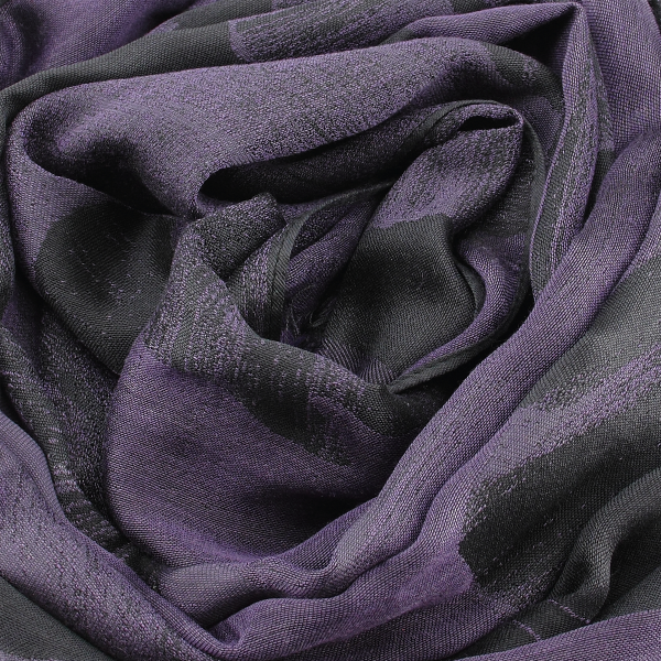 Charcoal grey-parma-silk-cashmere-women's-scarf-Serenade
