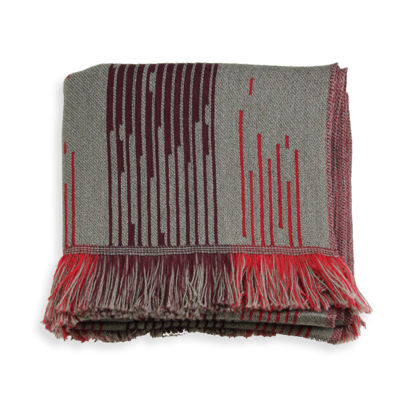 Man-stole-merino-wool-modal-brown-red-Néon-5A