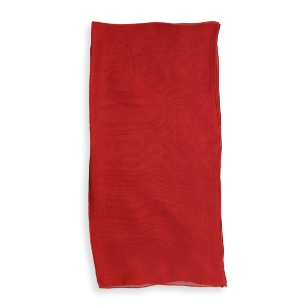 Red-silk-wedding-women's-airy scarf