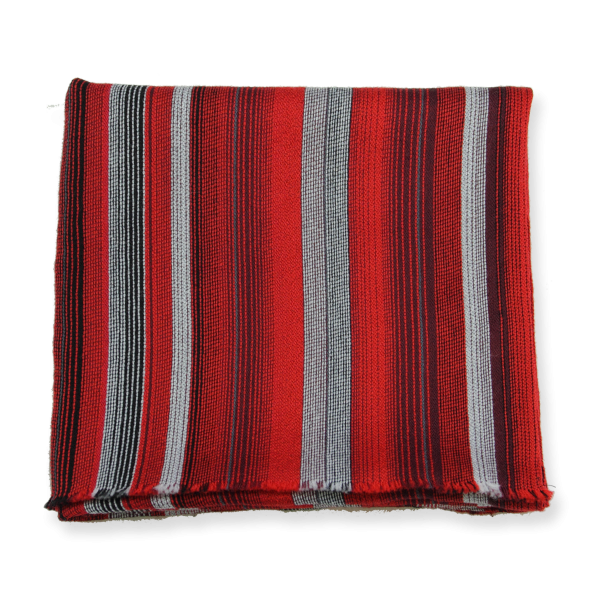 Red-Merino wool-silk-men’s-scarf-Carthage